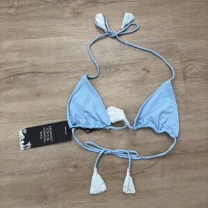 Blackbough Martini Triangle Top / Cloud Nine Pointelle